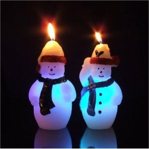 Quality Eclectronic Christmans Snowman Candles for sale
