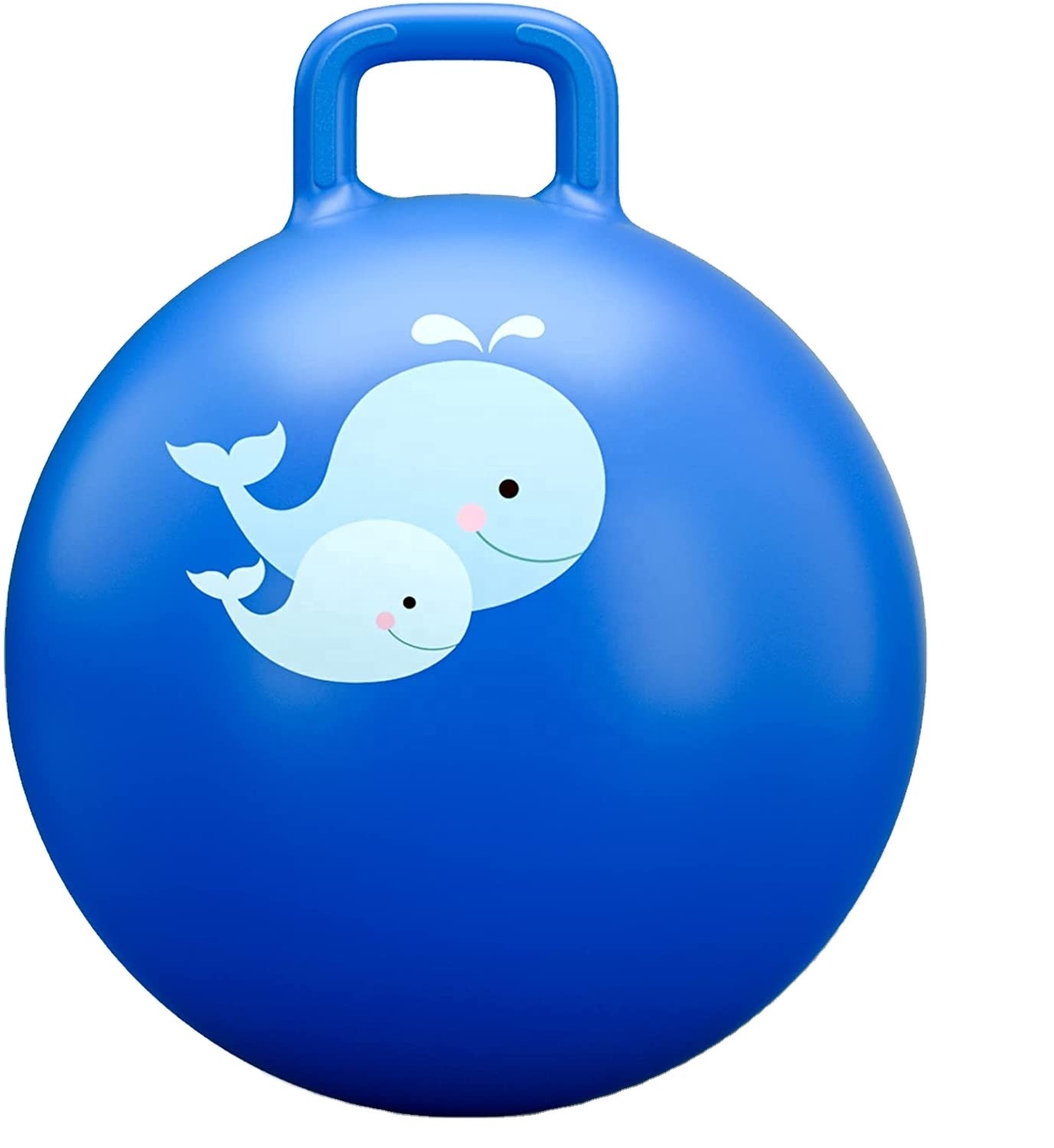 Quality Portable PVC Childrens Bouncy Hoppers , Non Toxic Hopping Ball With Handle for sale
