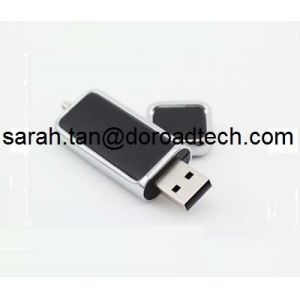 Leather USB Flash Drive, High Quality Free Logo Printing Leather USB Pen Drive
