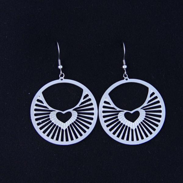 Buy Fashion High Quality Ladies Women Girls Stainless Steel Earrings LEF119 at wholesale prices