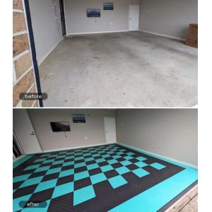 2500Lbs Racedeck Diamond Garage Floor Tile Anti Slip For Workshop