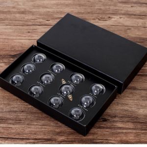 Bonbon Paperboard Truffle Chocolate Box Packaging With Plastic Insert ODM