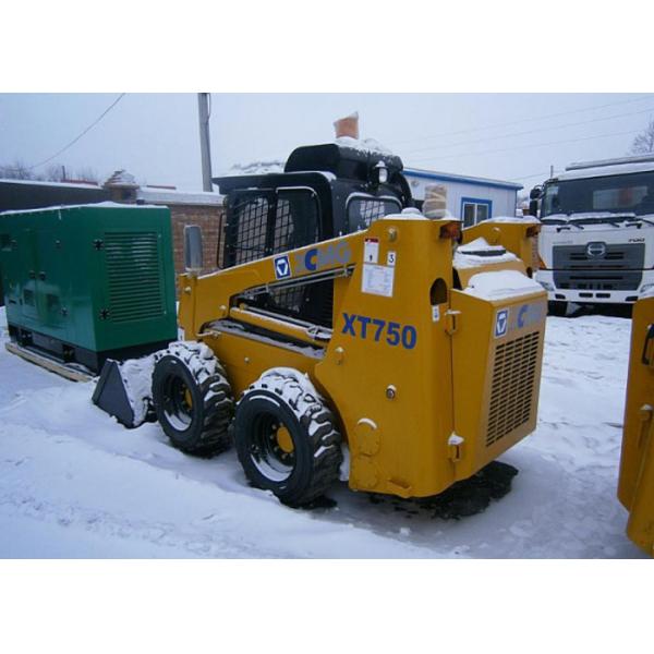Bobcat Attachments Full Hydraulic Compact Wheel Loader , 70HP Power Loader Skid Steer