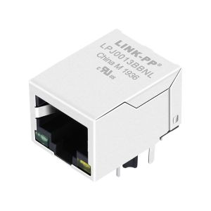 LU1S041X-43 LF | LPJ0013BBNL RJ45 Modular Jack 8P8C Side Entry