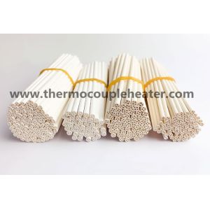 98.3 - 99.9% MgO Ceramic Tube 2 4 Holes For Cartridge Heater