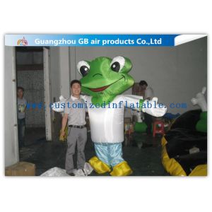 Green Head Frog Inflatable Cartoon Characters Inflatable Animal Costume Adult