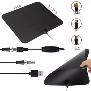 Indoor Digital Tv Antenna with 28dBi Amplification and F /IEC Connector