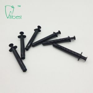 Black Dental 3ml Luer Lock Syringe Without Needle