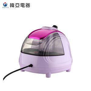 Portable Light Red Vertical Clothes Steamer HY-530 Model With Nylon Weave Pipe