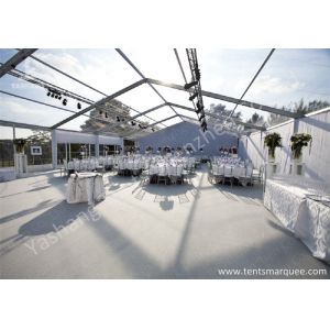 Outdoor Transparent PVC Cover Luxury Wedding Tents Wind Resistant