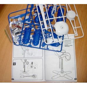 Blue / White Plastic Diy Arduino DOF Robot Kit , 6 In 1 Educational Diy Solar