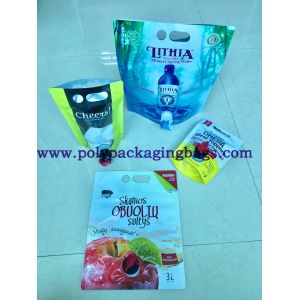 Quality 5L Recyclable Aluminum Foil Bag With Spout For Mineral Spring Water for sale