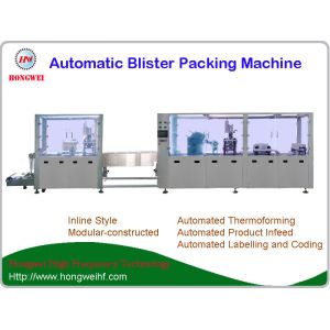 China Touch Screen HMI Automatic Blister Sealing Machine Inline Modular - Constructed on sale