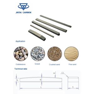 Stone Crusher Parts Tungsten Carbide Bar Rotor Tip For Impact Crusher