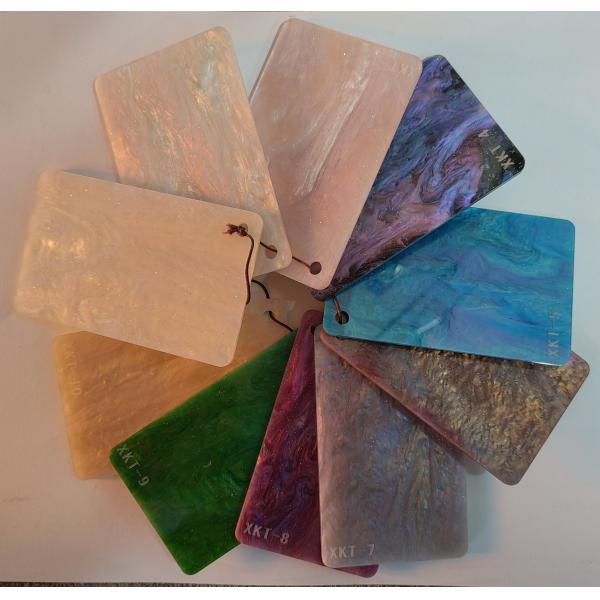 Buy 1/8" Mother Of Pearl Glitter Starry Sky Acrylic Sheet at wholesale prices
