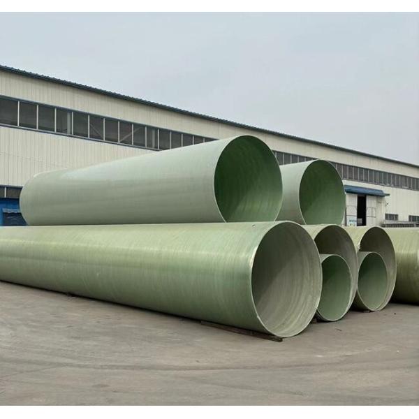 DN50-2000mm Diameter Range FRP Pipe Manufactured With Fiberglass Reinforced