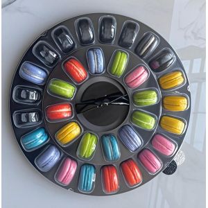 Customized macaron gift box packaging, customized macaron paper box packaging,