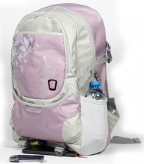 Kids School Backpacks Pink Nylon Backpack Bag for School