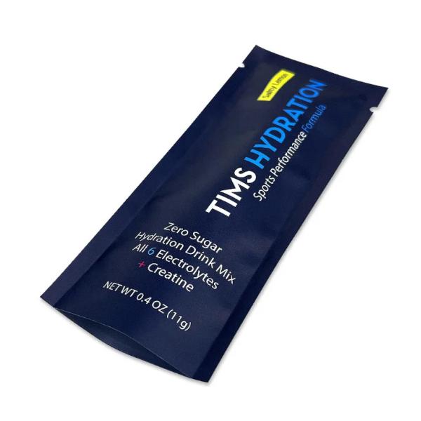 Buy Custom Printed Heat Seal Sample Sachet Packaging Flat Pouch Three Side Seal Bag at wholesale prices