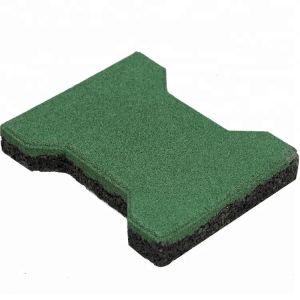 Safety EPDM Rubber Floor Mat Dog Bone Paver Tiles