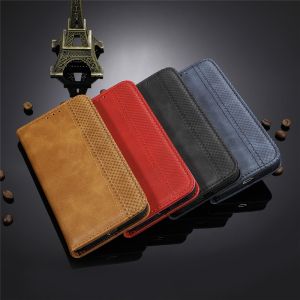 1.5mm Leather Phone Cases Wallet Design Vintage Card Pocket Kickstand