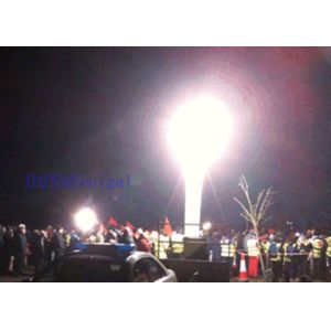 Portable Inflatable Lighthouse Tower Emergency Advertising Hmi 1000W Polysilk