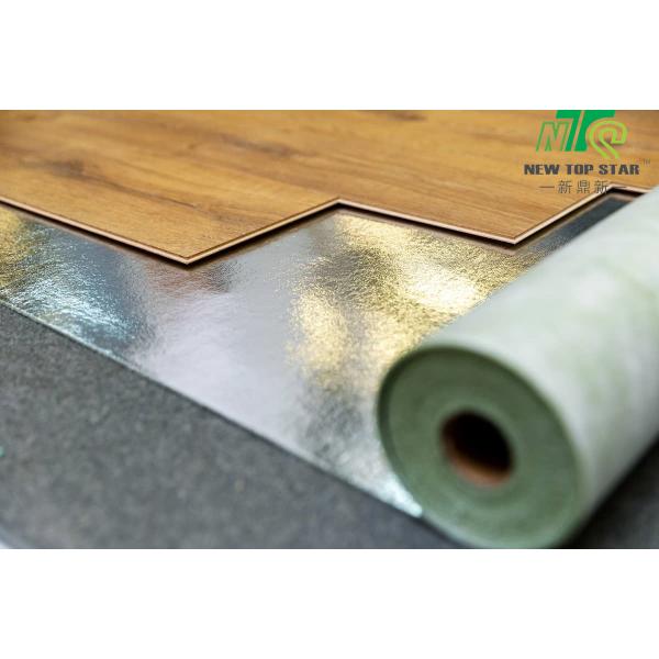Buy 2mm Green Acoustic Underlay SGS , 1.6kg/sqm Rubber Floor Underlayment at wholesale prices