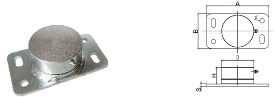 40mm farm bottom swing gate hinge Hardware heavy duty Steel With Round Bar Plate rotating