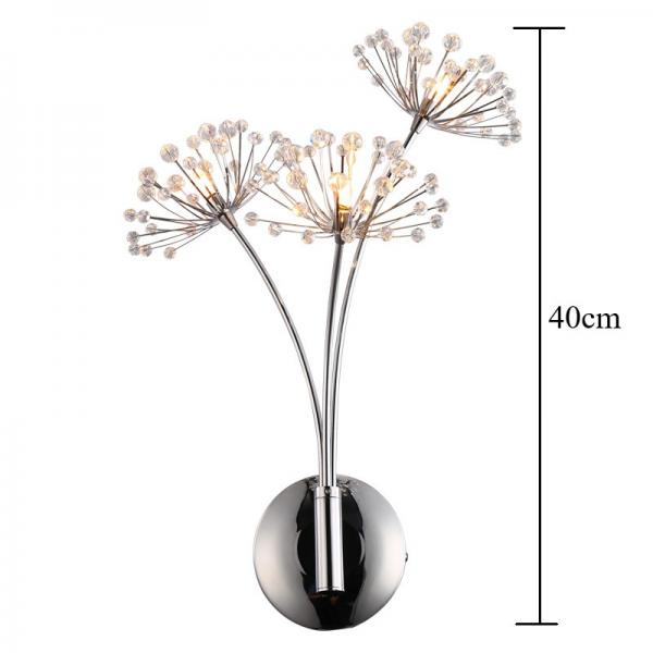 Nordic Creative Dandelion Flower Wall Lamps Bathroom Bedroom Bedside dandelion lamp(WH-OR-170)