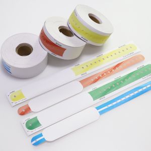 Safety Hospital Patient Wristband Blue Yellow Red Pediatric ID Bracelet