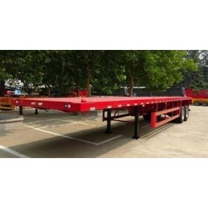 Heavy-Duty Fatbed Semi Trailer For Stable And Efficient Transportation Of