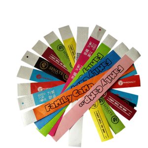 Customizable Tyvek Paper Wristbands Waterproof for Event Party Meeting and Easy Crowd Control