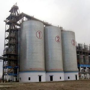 Unique Construction Design Spiral Silo For Grain Storage 2m To 35m Height