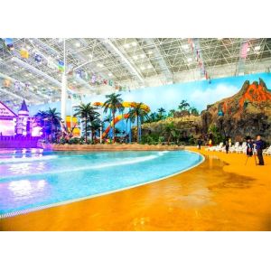 Anti UV Aqua Playground Commercial Fiberglass Water Slides