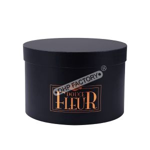 OEM ODM Large Round Flower Paper Boxes Custom Round Candle Boxes