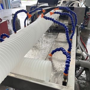 Double Wall Corrugated Pipe Making Machine for Pipe Od 110mm / Pipe Speed 5-6m