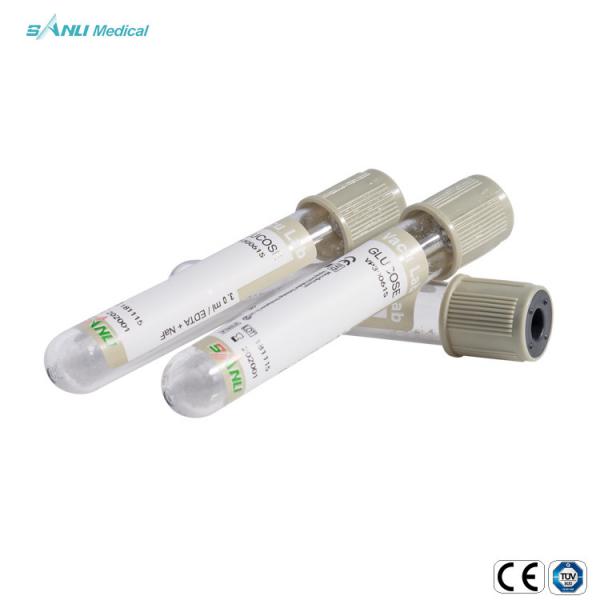 Buy Medical Gray Vacuum Blood Collection Glucose Tube Disposable at wholesale prices