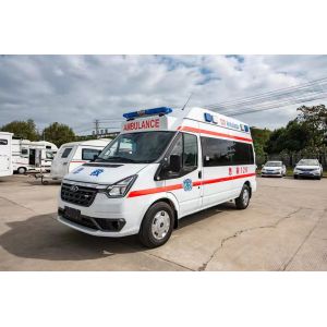 Quality Ford Transit Medical Emergency Ambulance White 4×2 Diesel Oil for sale