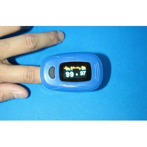 Quality Handheld Blue Fingertip Pulse Oximeter With Bluetooth Function for sale