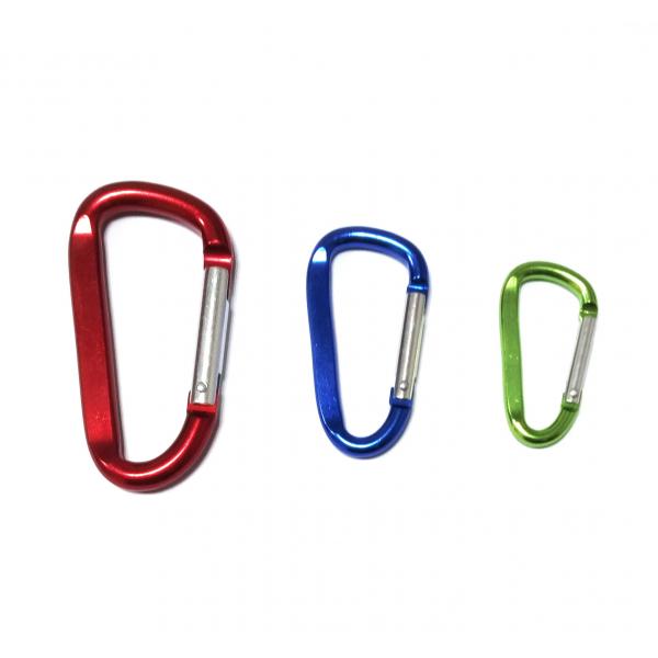 Buy Fashion Personalized Carabiner Clips Metal Keyring Environmental Protection at wholesale prices