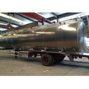 Professional Stainless Steel Semi Trailer Fuel Tank Truck 50000-70000 Liters