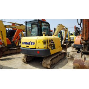 Used komatsu pc65 pc56-7 pc35mr pc55mr crawler excavator