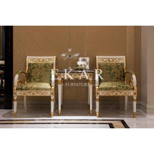 Countryside French Furniture Living Room Furniture- Luxury Gold Modern Longue