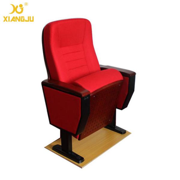 Buy High Pressure Plywood Armrest Red Folding Auditorium Chairs 5 Years Warranty at wholesale prices