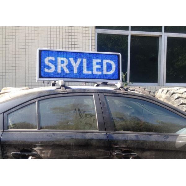Outdoor Advertising Taxi LED Panel Taxi Top LED Display Advertising Light Box With 4g / Wifi Control