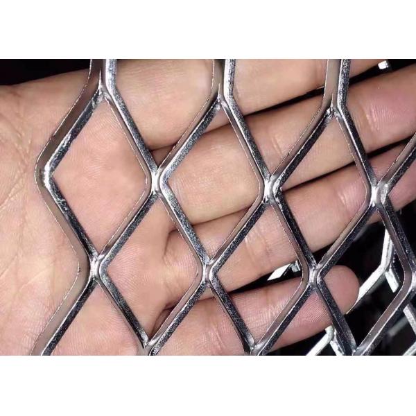 Heavy Stainless Steel Expanded Metal Mesh Strong Tensile Strength