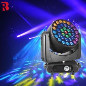 Aluminum Alloy Moving Head Light LED Wash Zoom RGBW 4in1