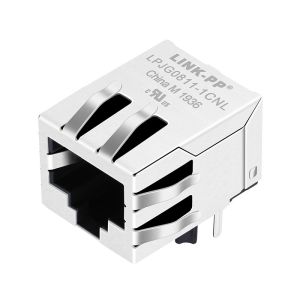LPJG0811-1CNL | MJRR0514 Magnetic RJ45 Jack , Gigabyte Fiber Port