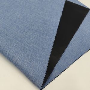 Quality Blue 600d Cationic Fabric Woven PVC Coated Home Textile for sale
