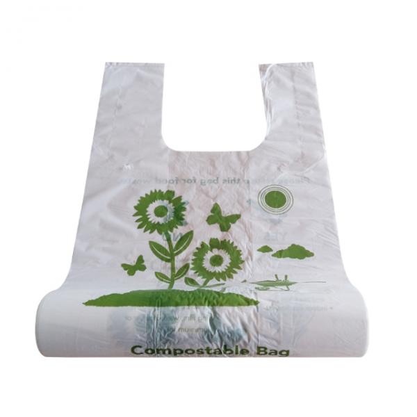 drawstring 100% eco friendly direct manufacturing factory compostable garbage bags on roll, Sealing & Handle and Customi